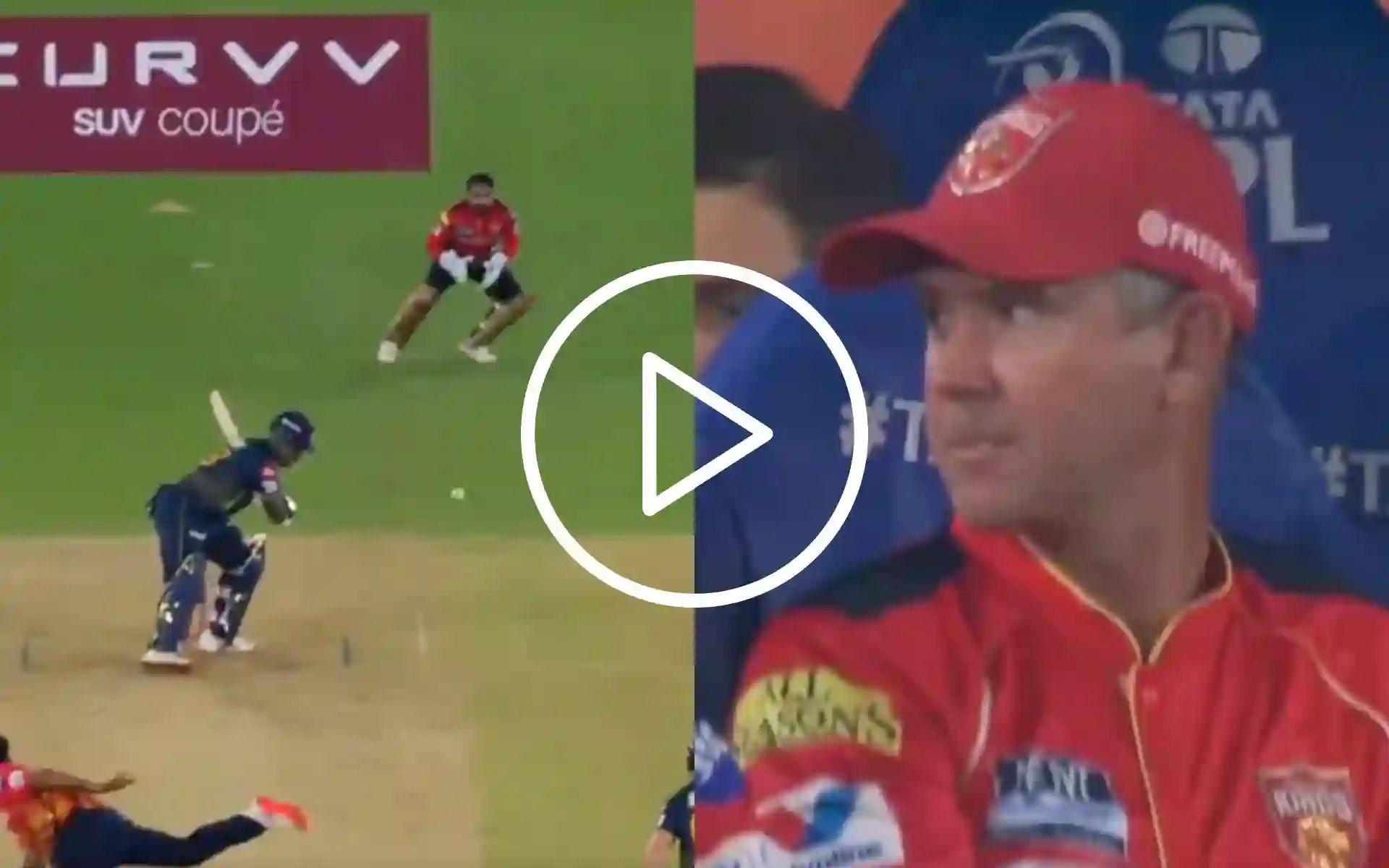 [Watch] Furious Ricky Ponting Gives Death Stare To Vijaykumar Vyshak After 3 Wide Vs GT